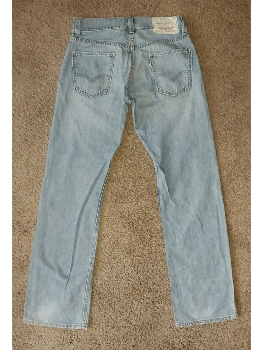 Levis Vintage 539 Jeans Mens Blue Straight Leg 30X32